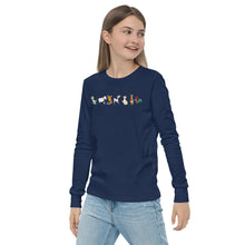 Load image into Gallery viewer, Chungi and Friends- Youth long sleeve tee