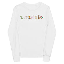 Load image into Gallery viewer, Chungi and Friends- Youth long sleeve tee