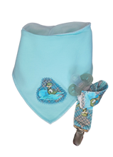 Load image into Gallery viewer, Bib and Pacifier Clip Gift Set - Holly the Otter