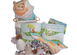 Chungi the Fox Plush and Book Gift Bundle