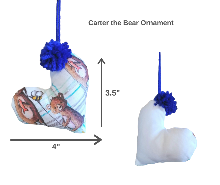 Fox Rain Christmas Ornaments