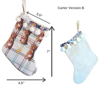 Load image into Gallery viewer, Mini Christmas Stocking - Carter the Bear
