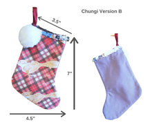 Load image into Gallery viewer, Mini Christmas Stocking - Chungi the Fox