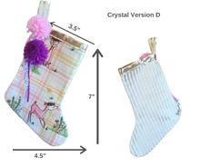 Load image into Gallery viewer, Mini Christmas Stocking - Crystal the Deer