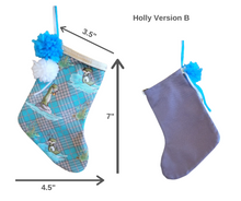 Load image into Gallery viewer, Mini Christmas Stocking - Holly the Otter