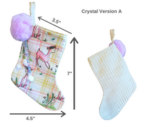 Load image into Gallery viewer, Mini Christmas Stocking - Crystal the Deer