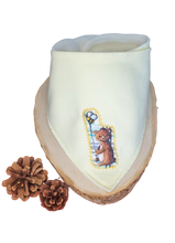 Load image into Gallery viewer, Bib and Pacifier Clip Gift Set - Carter the Bear