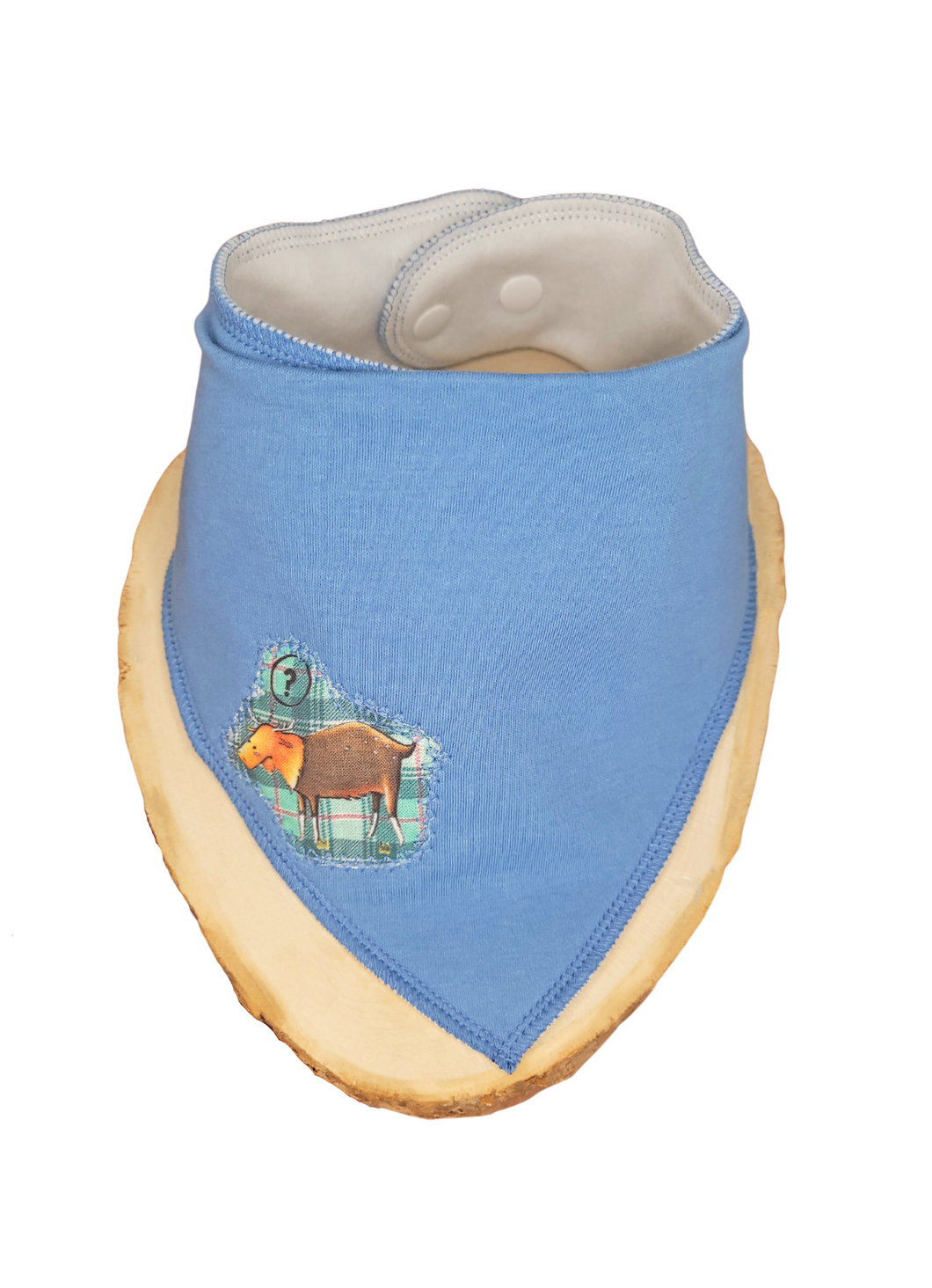 Bib and Pacifier Clip Gift Set - Reese the Moose