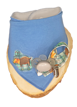 Load image into Gallery viewer, Bib and Pacifier Clip Gift Set - Reese the Moose