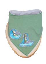 Load image into Gallery viewer, Bib and Pacifier Clip Gift Set - Holly the Otter