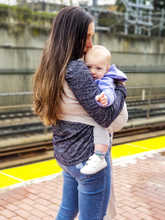 Load image into Gallery viewer, Bamboo Linen Ring Sling Baby Carrier