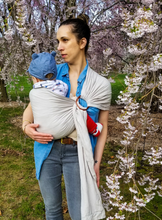 Load image into Gallery viewer, Bamboo Linen Ring Sling Baby Carrier