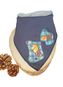 Bib and Pacifier Clip Gift Set - Reese the Moose