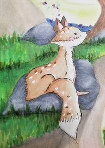 Chungi the Sun Shower Fox Book - A Bilingual Book