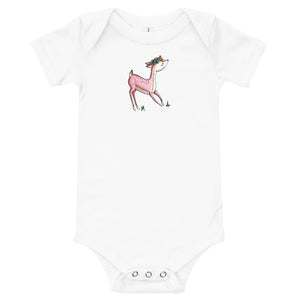 Crystal- Baby Short Sleeve Bodysuit