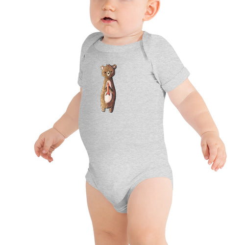 Carter the Bear -Short Sleeve Bodysuit