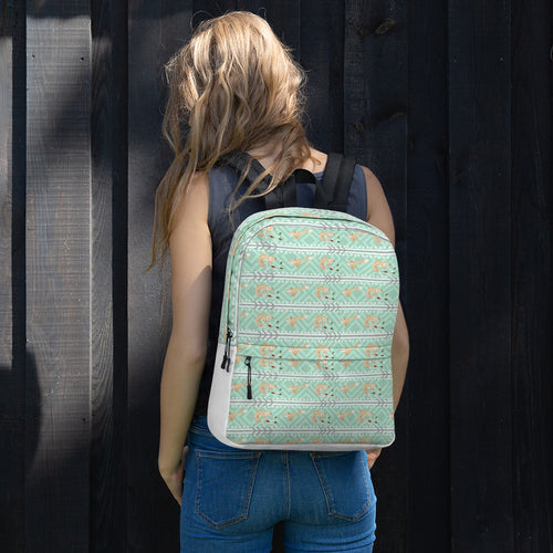 Green Fox Backpack- Medium