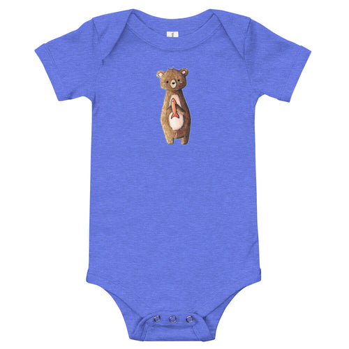 Carter the Bear -Short Sleeve Bodysuit
