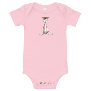 Crystal Sitting- Baby Short Sleeve Bodysuit