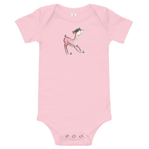 Crystal- Baby Short Sleeve Bodysuit