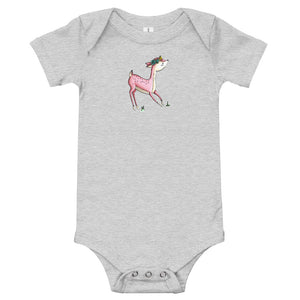 Crystal- Baby Short Sleeve Bodysuit