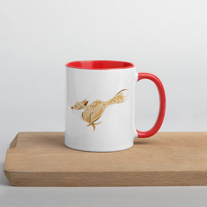 Zoom Fox Mug with Color Inside