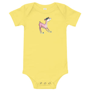 Crystal- Baby Short Sleeve Bodysuit