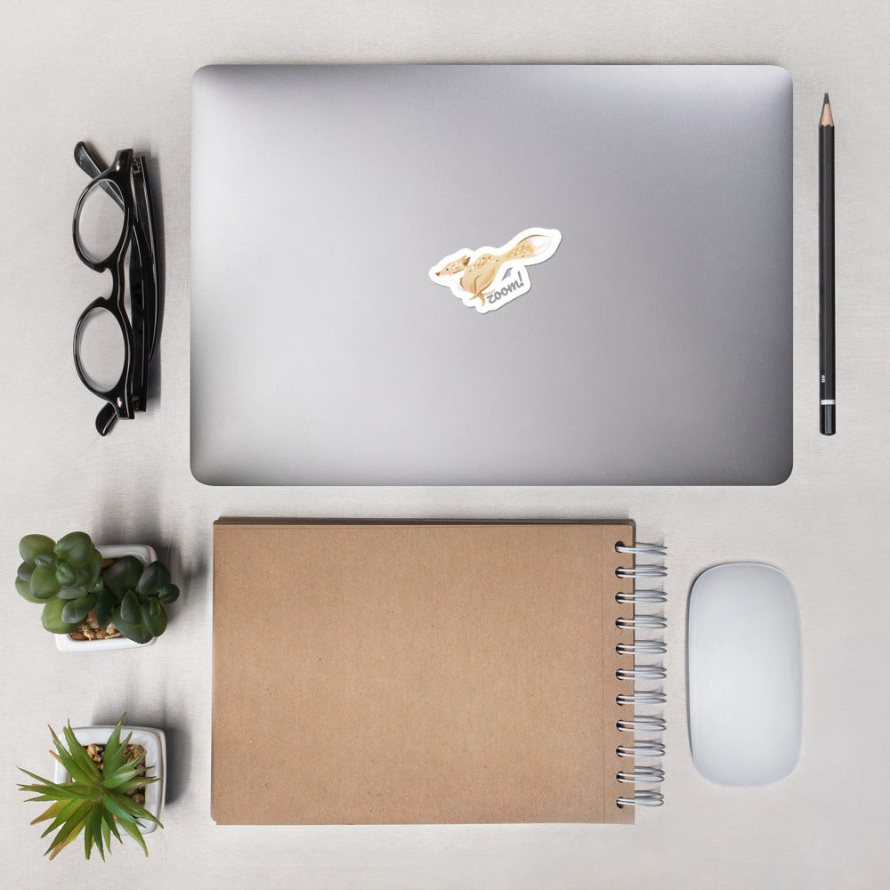 Zoom Fox Sticker