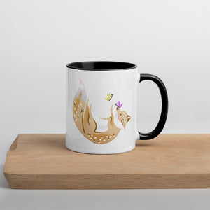 Flutter Fox Mug with Color Inside