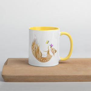 Flutter Fox Mug with Color Inside