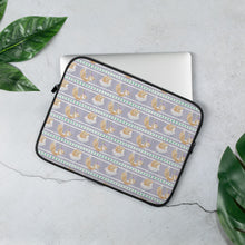 Load image into Gallery viewer, Purple Fox Laptop Sleeve