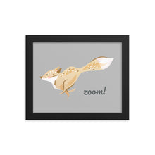 Load image into Gallery viewer, Zoom! - 10&quot;x 8&quot; Framed Poster