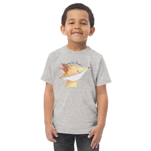 Sun Shower Fox - Toddler jersey t-shirt