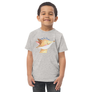 Sun Shower Fox - Toddler jersey t-shirt