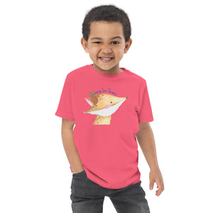 Sun Shower Fox - Toddler jersey t-shirt