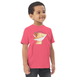 Sun Shower Fox - Toddler jersey t-shirt