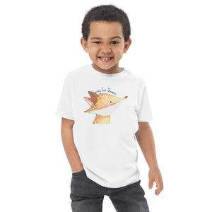 Sun Shower Fox - Toddler jersey t-shirt